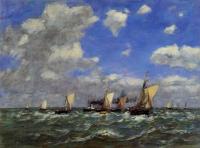 Boudin, Eugene - Open Sea